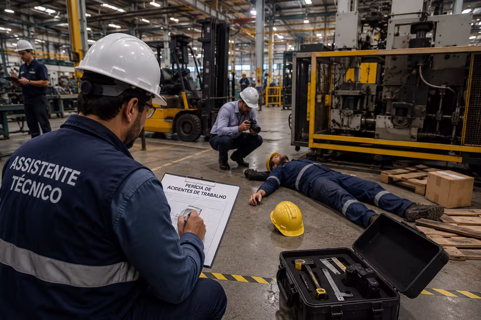 Assistente técnico em perícia de acidentes de trabalho pela BRA Engenharia em Goiânia