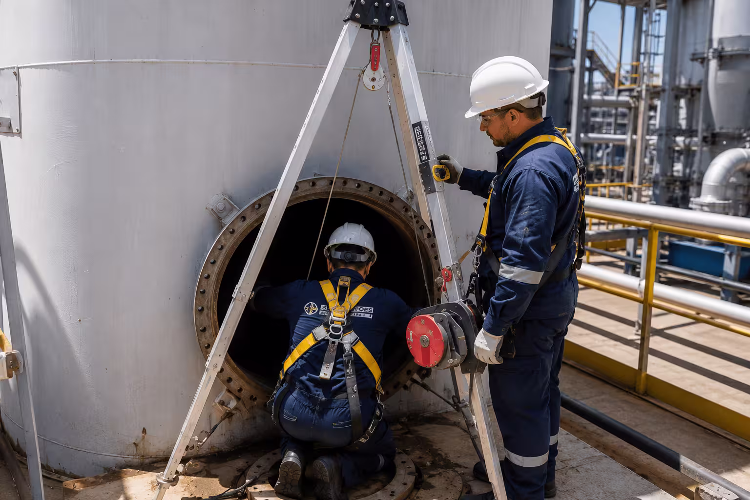Laudo NR-33 de espaço confinado pela BRA Engenharia em Goiânia