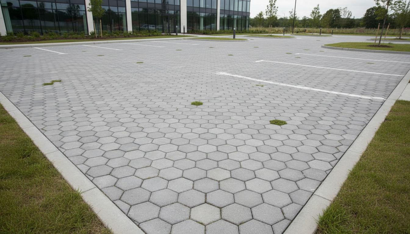 Piso intertravado PAVER executado pela BRA Engenharia